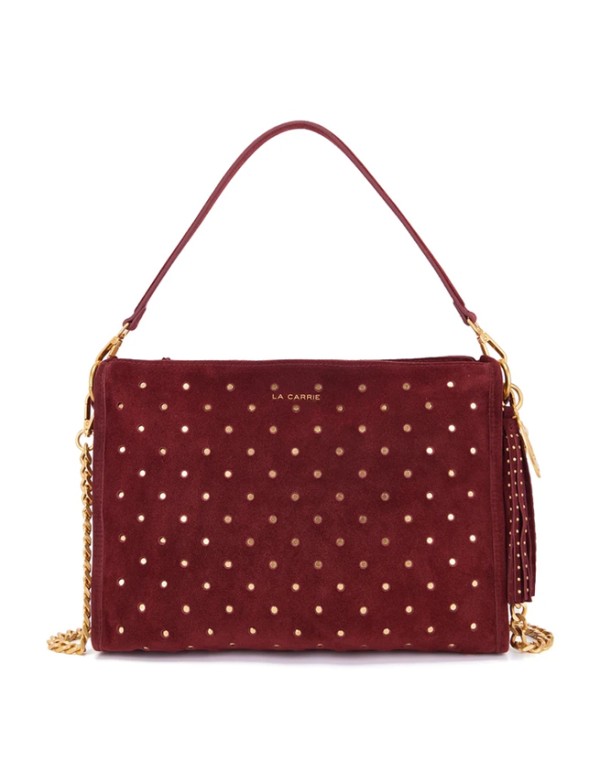La Carrie Burgundy shoulder bag 
