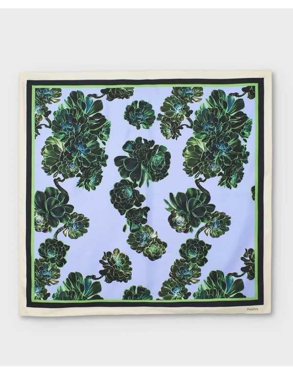 Psophía Silk floral scarf