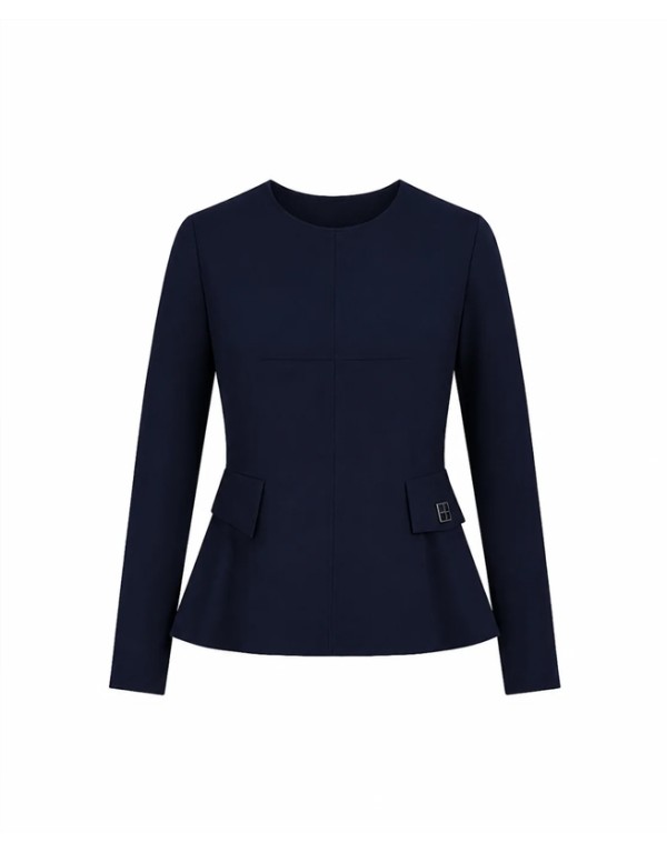 Beatrice B. Longsleeve tailored top 