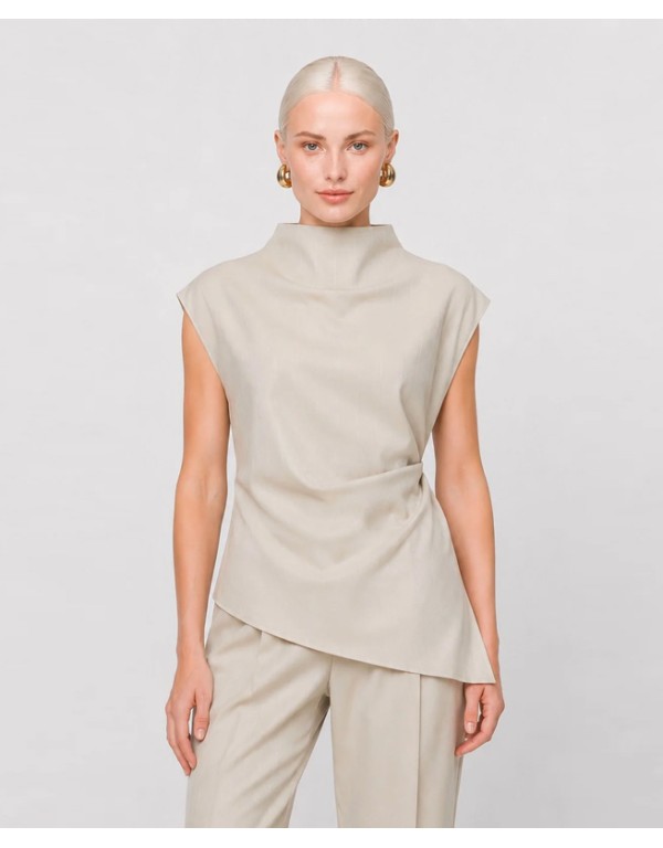Kocca Sleeveless asymmetrical top 