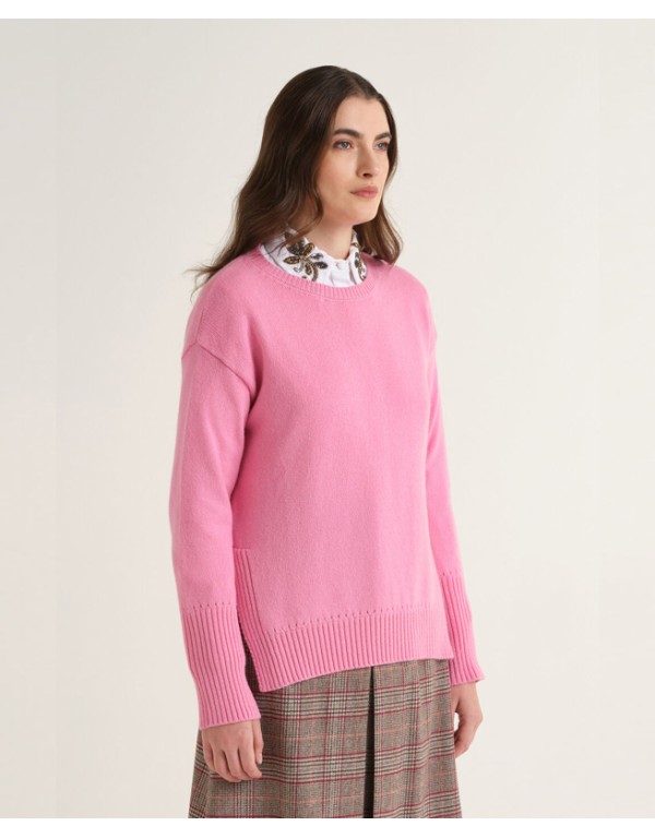 Maliparmi Cashmere blend pink sweater