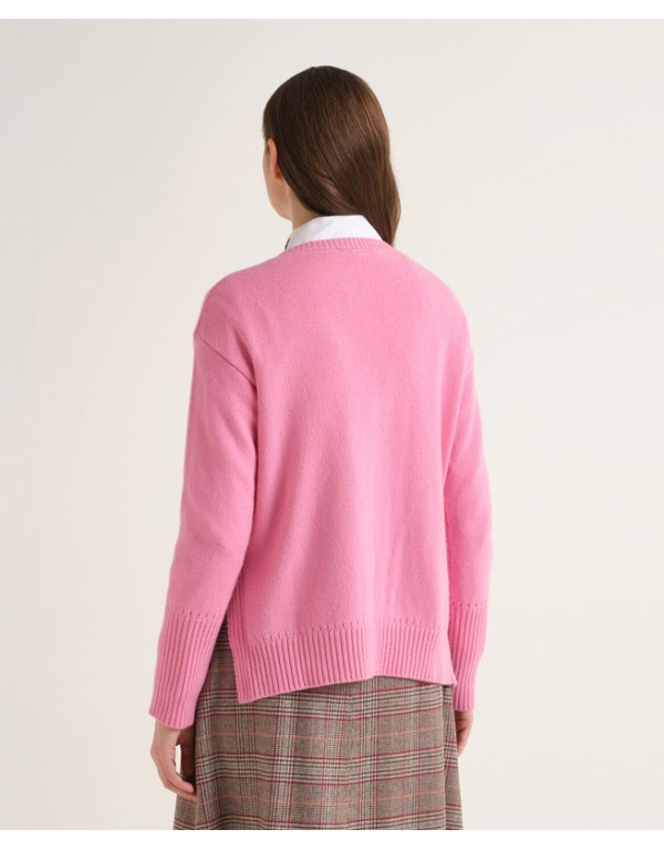 Maliparmi Cashmere blend pink sweater