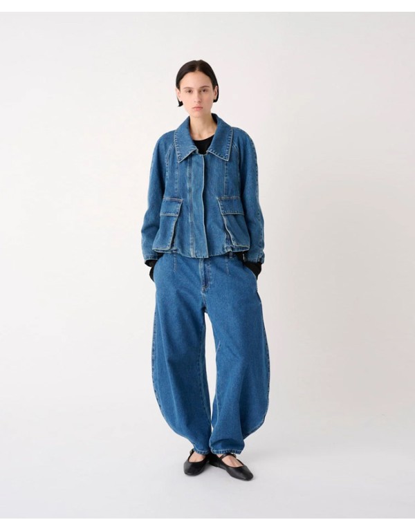 MeiMeiJ Denim flared jacket