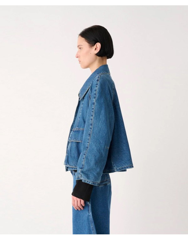 MeiMeiJ Denim flared jacket