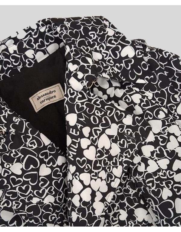 Alessandro Enriquez long trench coat