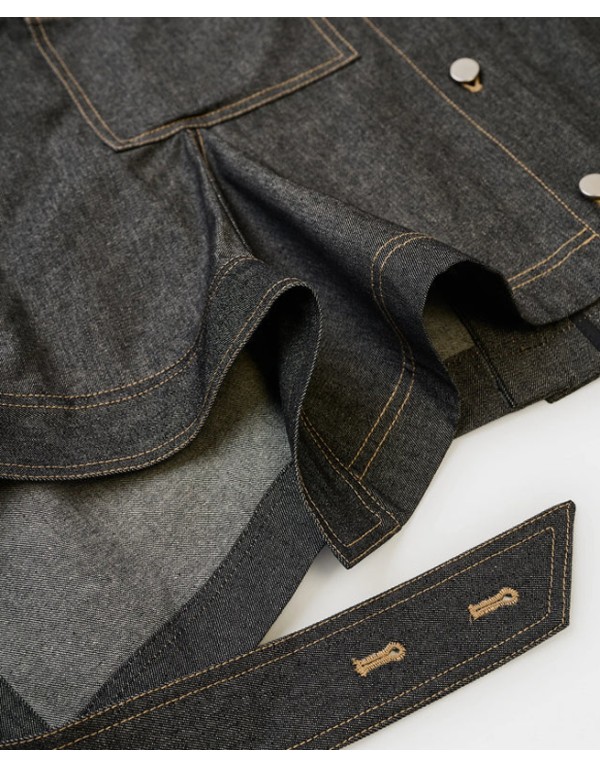 Psophía Asymmetric denim jacket
