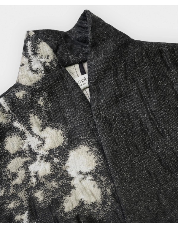 Psophía Kimono style jacquard jacket
