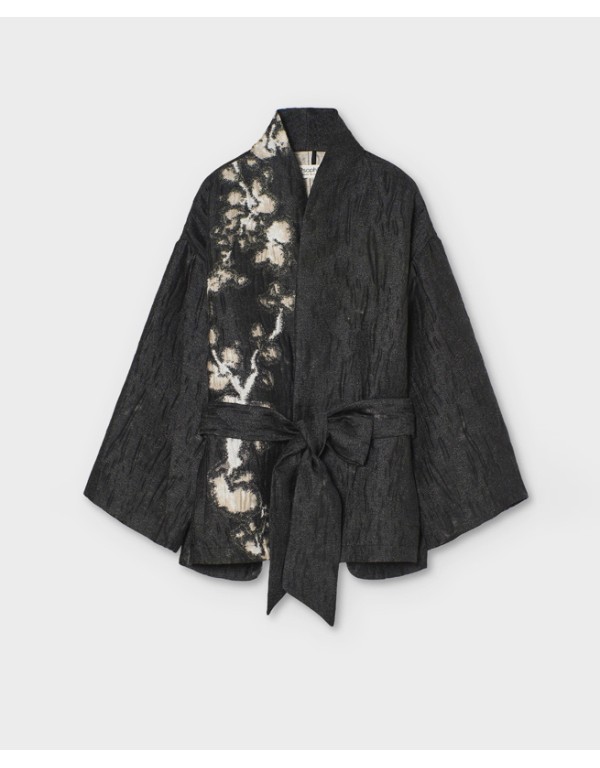 Psophía Kimono style jacquard jacket