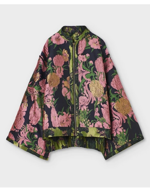 Psophía Japanese cut reversible jacquard jacket