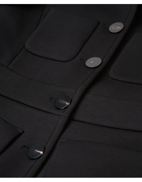 Psophía Long neoprene coat