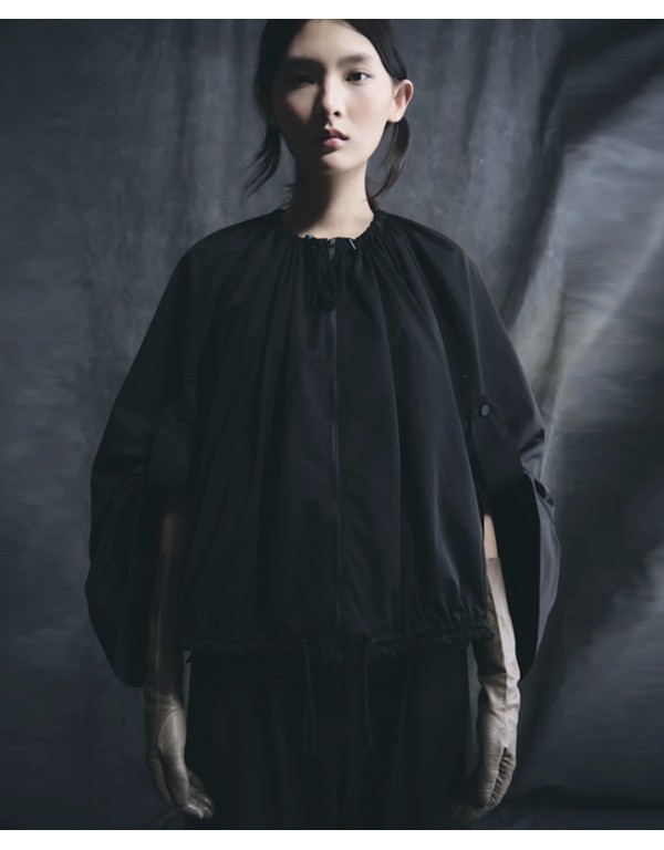 Psophía Double jacket with inner puffer and detachable hood