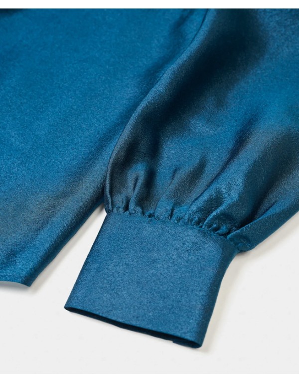 Psophía Victorian blouse with bow detail