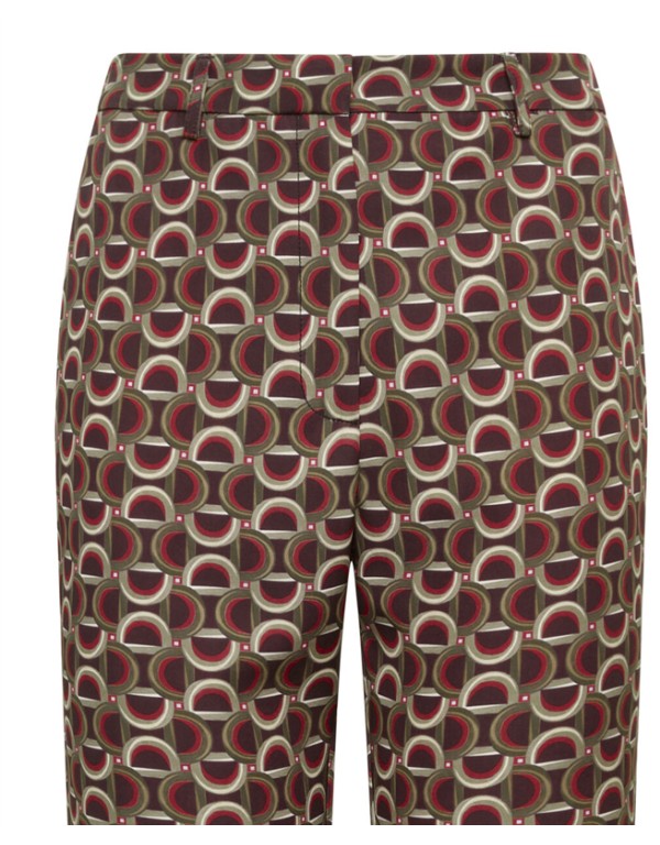 Maliparmi Cigarette printed trousers