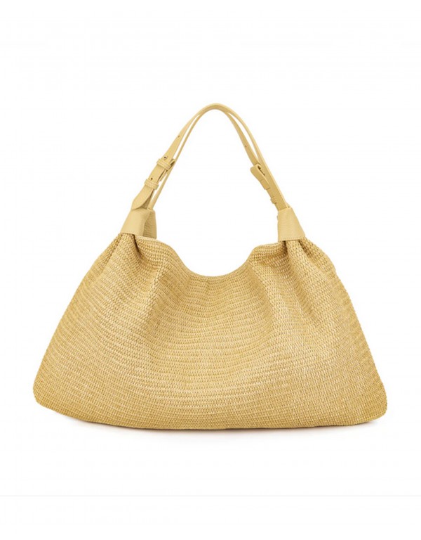 La Carrie μπεζ shopping bag από ράφια