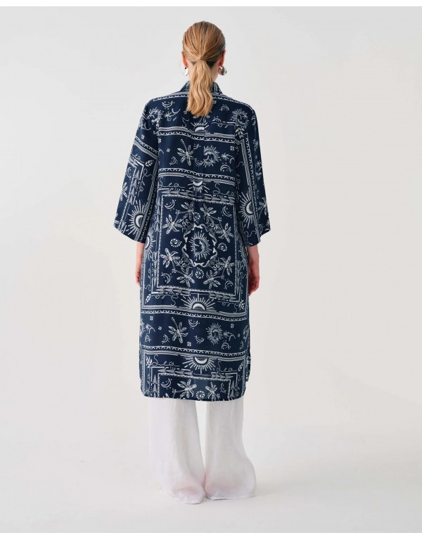 Beatrice .b Printed silk blend shirt dress