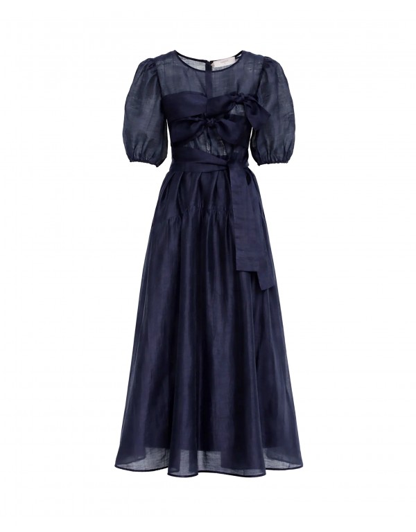 Beatrice .b Mini organza dress with bow