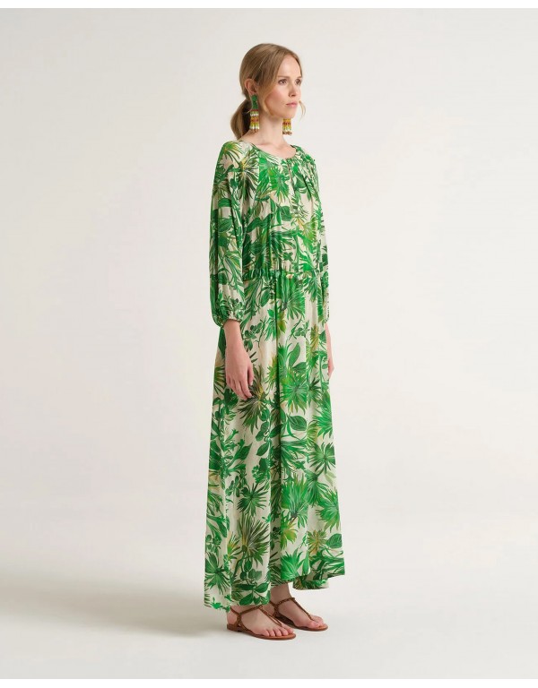 Maliparmi Floral green dress 