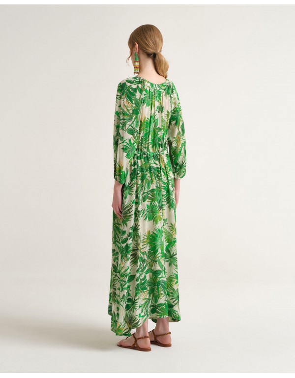 Maliparmi Floral green dress 