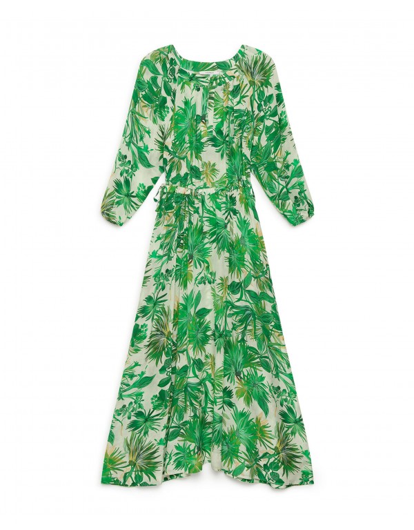 Maliparmi Floral green dress 