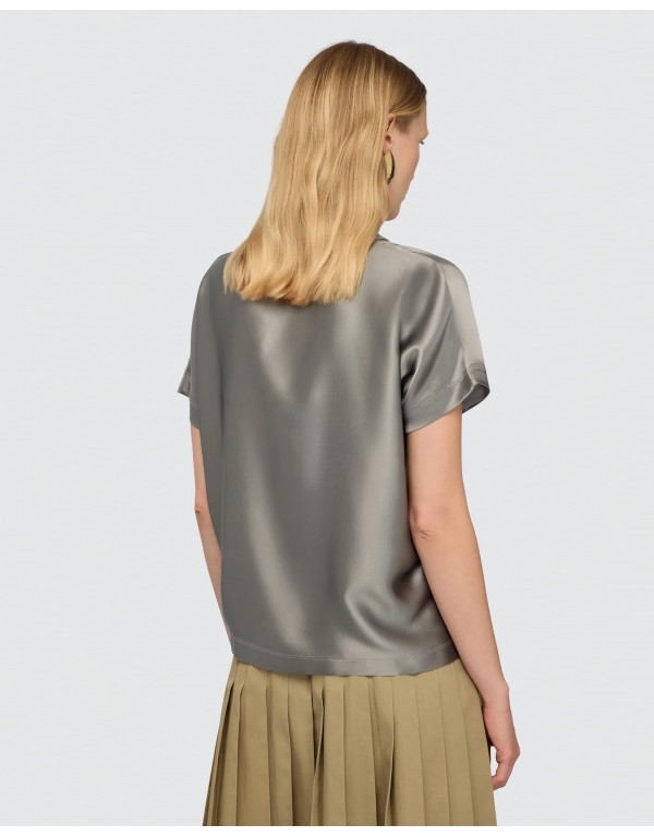 Semicouture Σατέν T-shirt 