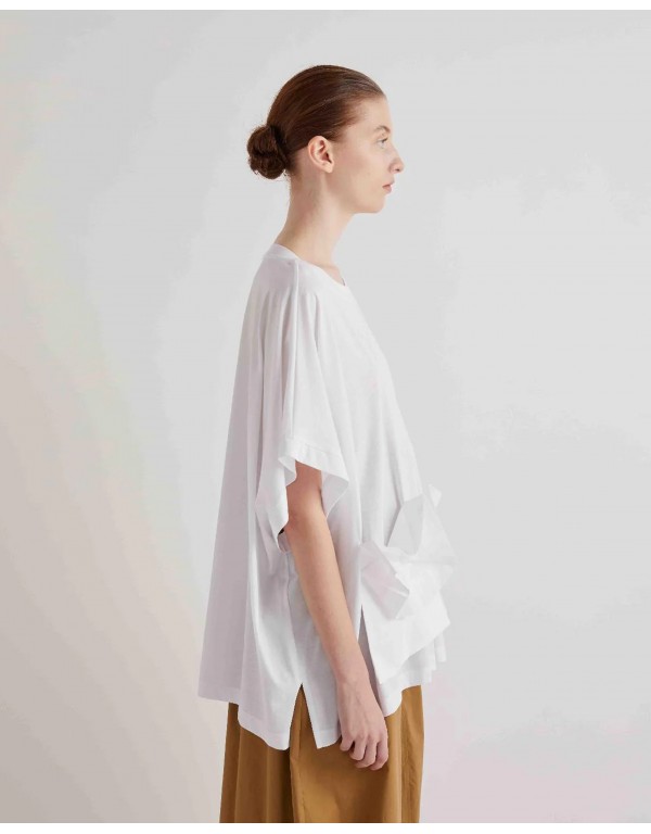 MeiMeij oversize t-shirt με τσέπες