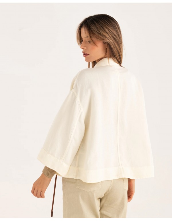 120% Lino Πουκάμισο oversized 