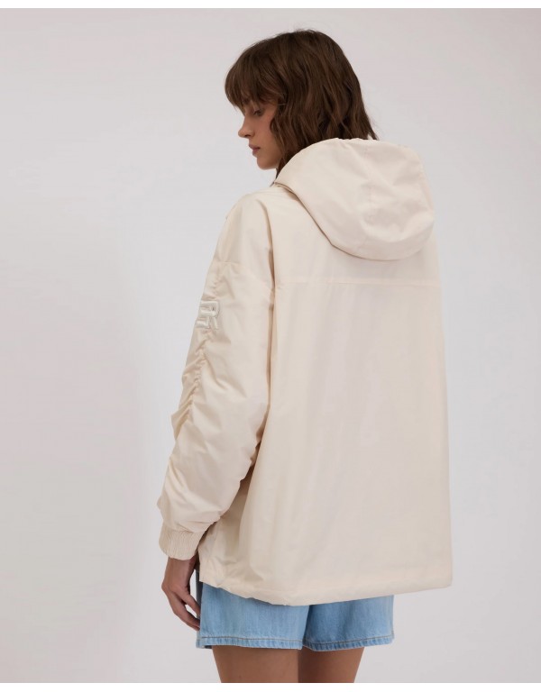 Ermanno Firenze Taffeta hooded parka