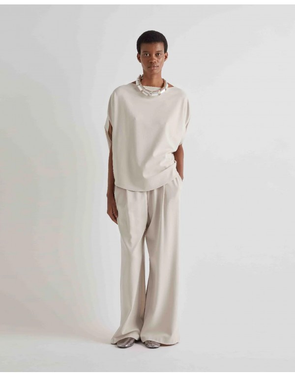 MeiMeij παντελόνα με ελαστική μέση