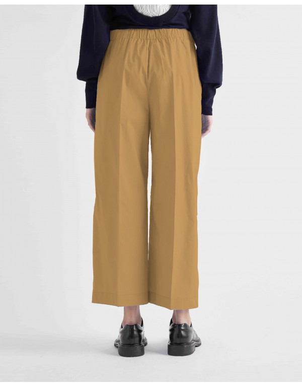 MeiMeij Κάμελ βαμβακερό παντελόνι