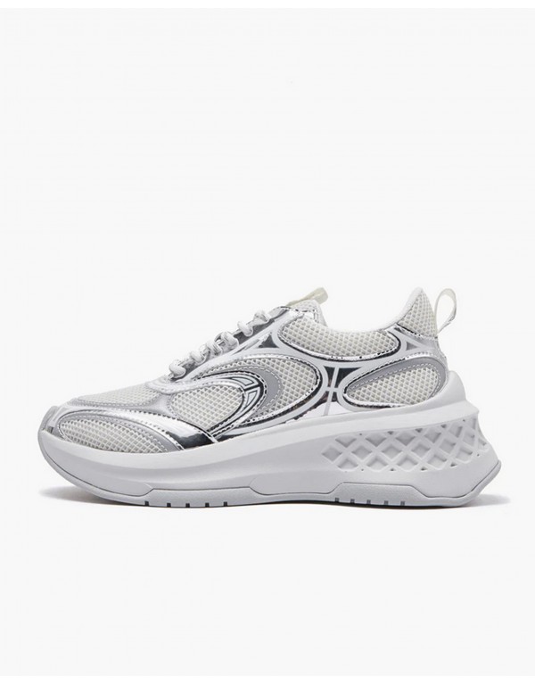 Emanuelle Vee Sneakers γκρι με ψηλή σόλα