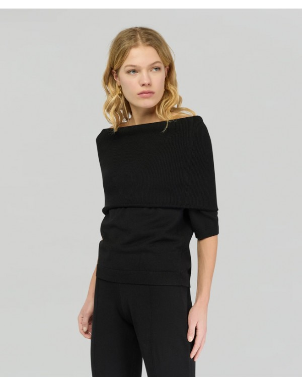 Semicouture Πουλόβερ με φαρδύ λαιμό