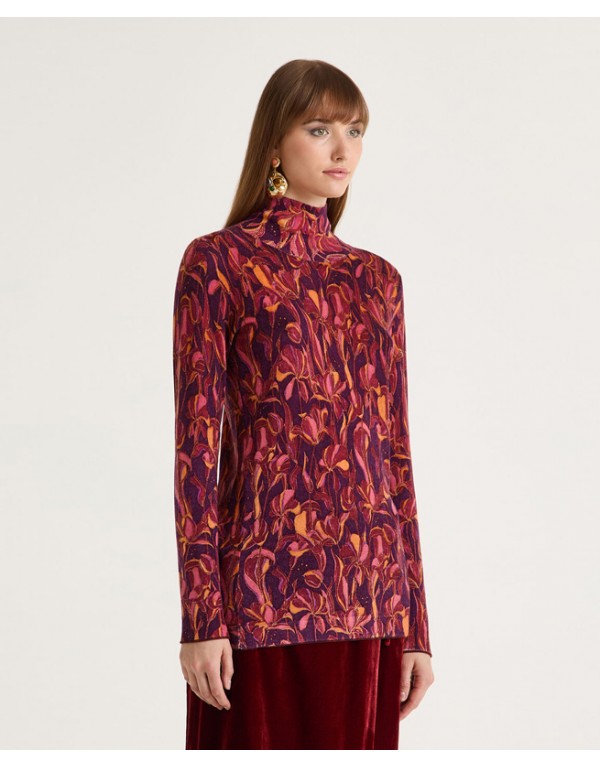 Maliparmi Printed knitted blouse