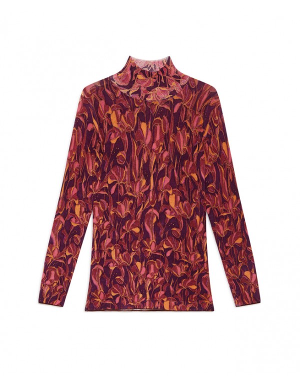 Maliparmi Printed knitted blouse