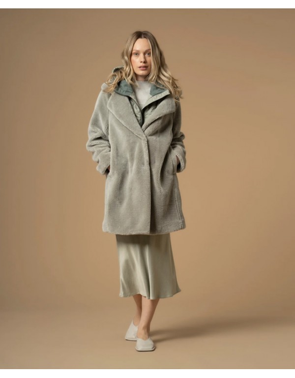 Kocca Παλτό με συνθετική γούνα μήκους τριών τετάρτων