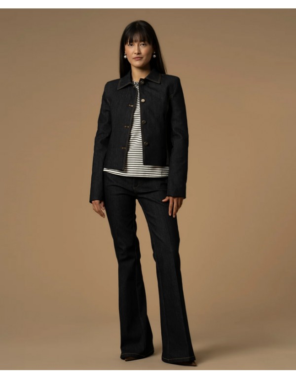 Kocca Κομψό τζιν μπουφάν με κουμπιά