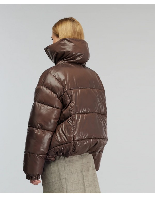 Semicouture Καφέ  downjacket