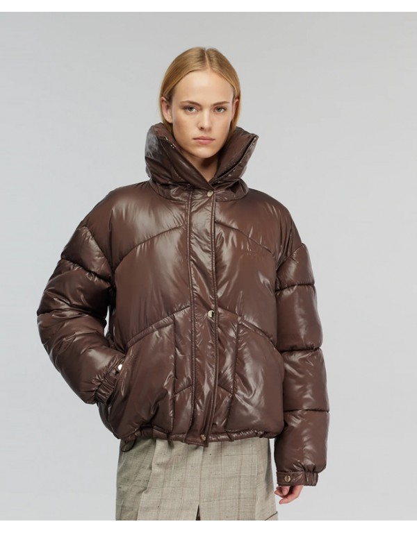 Semicouture Καφέ  downjacket