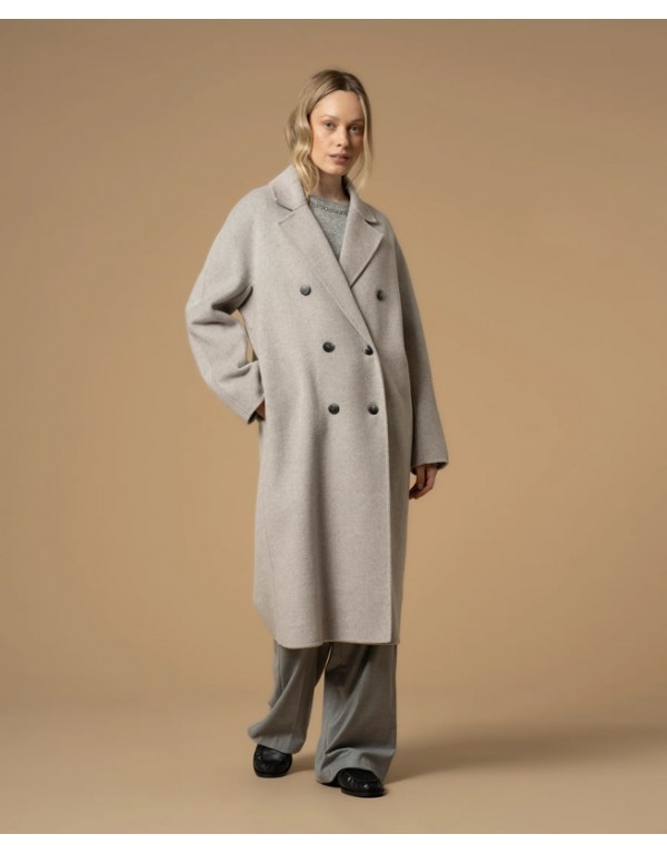 Kocca Γκρι παλτό μήκους τριών τετάρτων