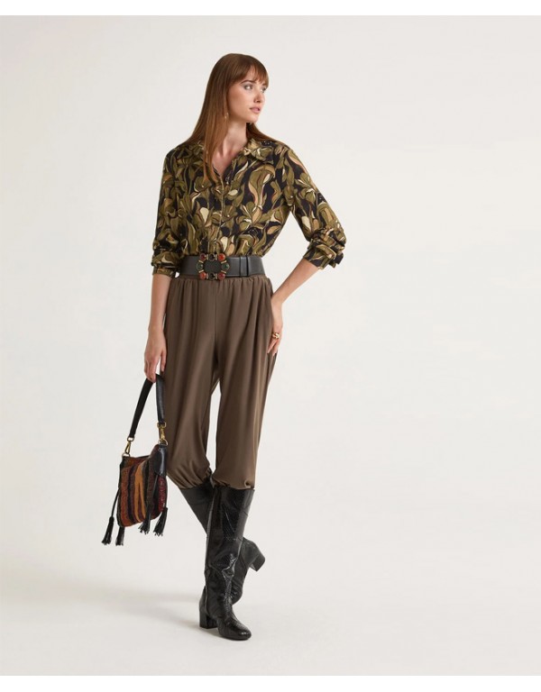Maliparmi Πουκάμισο με στάμπα και μακριά μανίκια