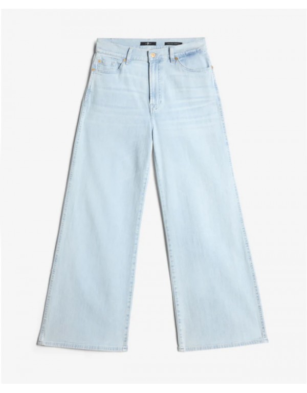 7 For All Mankind  Wide leg light blue jean