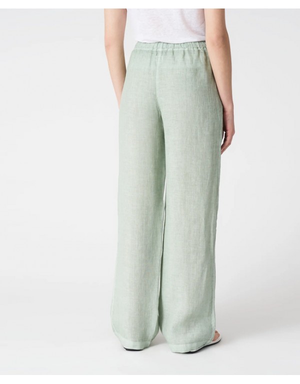 120% LINO drawstring relaxed fit pants.