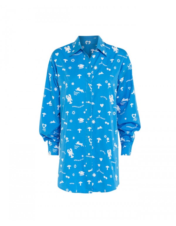 Paolita Βαμβακερό πουκάμισο με κεντημένα σχέδια