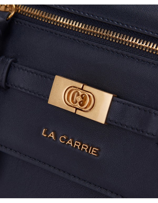 Boxy leather handbag