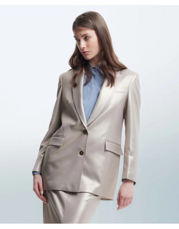 Kocca Suit made from shiny fabric