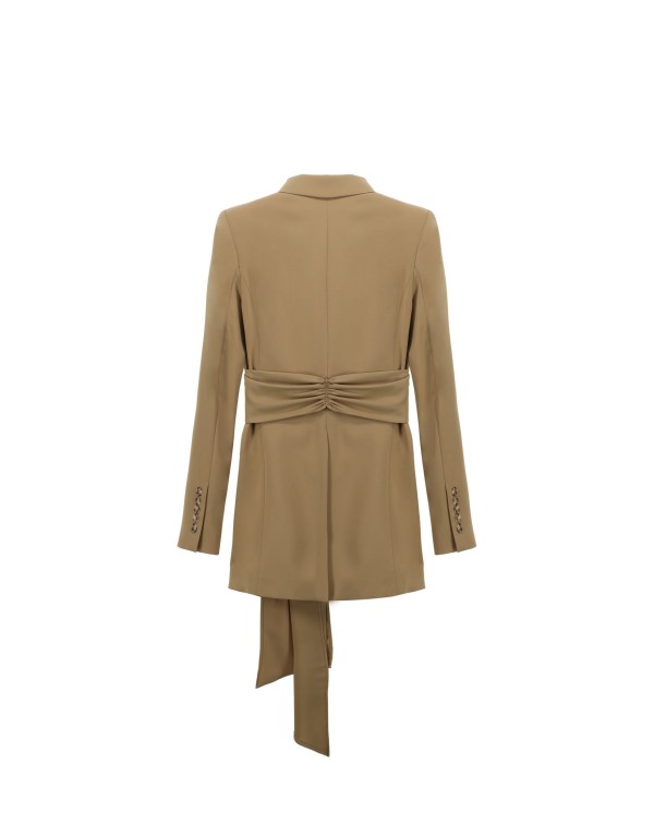 Single breasted blazer beige