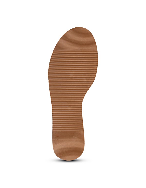 Sandal raffia Multi green