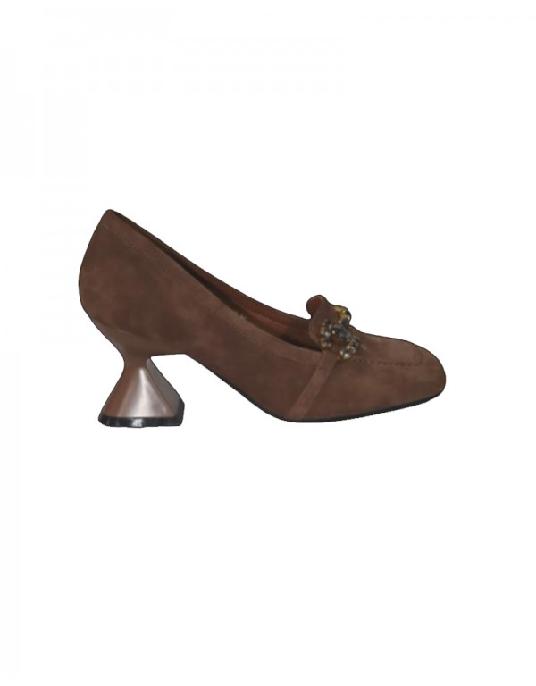 Suede leather moccasin
