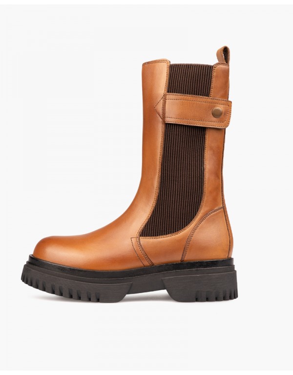 Beatles in camel leather