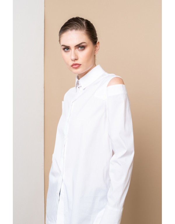 Cut-Out μακρυμάνικο πουκάμισο