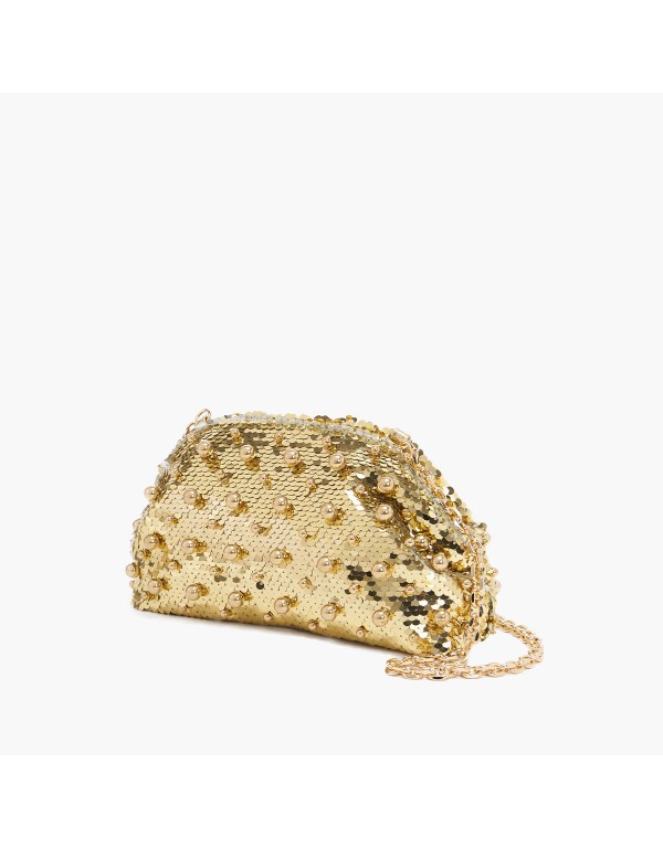 Mini borsa a spalla Night edition χρυσό